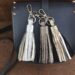 Metallic Leather Tassels